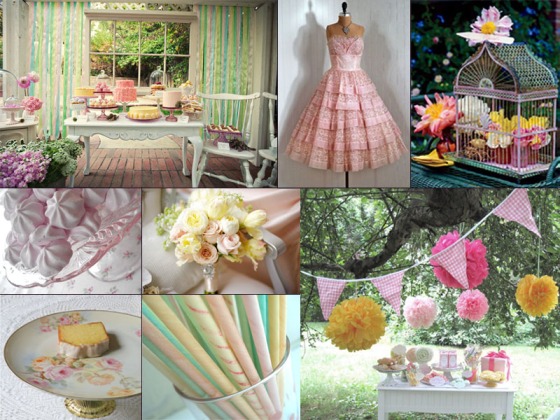 Vintage Sweet Table Inspiration Board - Events by Elisa